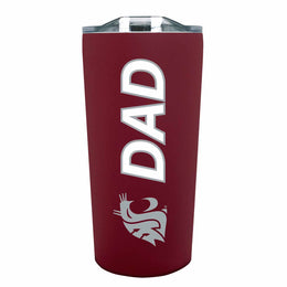 Washington State Cougars NCAA Stainless Steel Travel Tumbler for Dad - Maroon