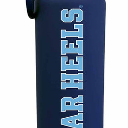 North Carolina Tar Heels Stainless Steel Vacuum Sealed Sport College Water Bottle - Navy