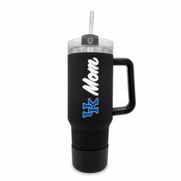 Kentucky Wildcats Collegiate 40oz Stainless Steel Travel Tumbler with Handle for Mom - Black