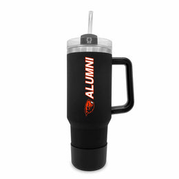 Oregon State Beavers Collegiate 40oz Stainless Steel Travel Tumbler with Handle for Alumni - Black