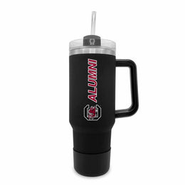 South Carolina Gamecocks Collegiate 40oz Stainless Steel Travel Tumbler with Handle for Alumni - Black