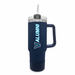 Villanova Wildcats Collegiate 40oz Stainless Steel Travel Tumbler with Handle for Alumni - Navy