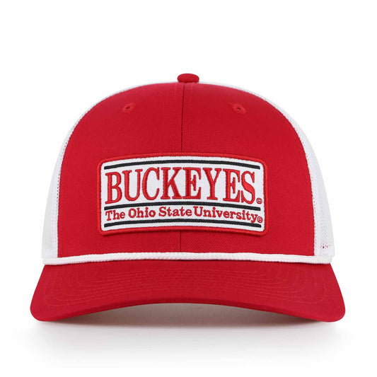 Ohio State Buckeyes NCAA Adult Elite Everyday Adjustable Mesh Trucker Hat - Red