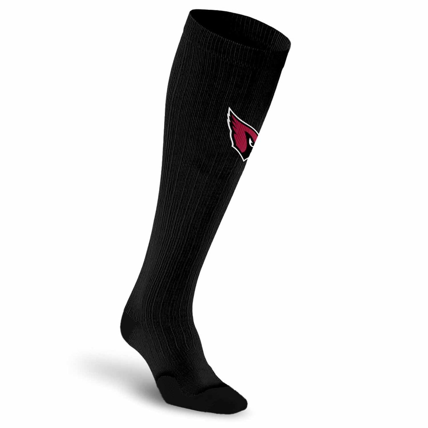 Arizona Cardinals NFL Adult Knee High-Performance Socks - Black