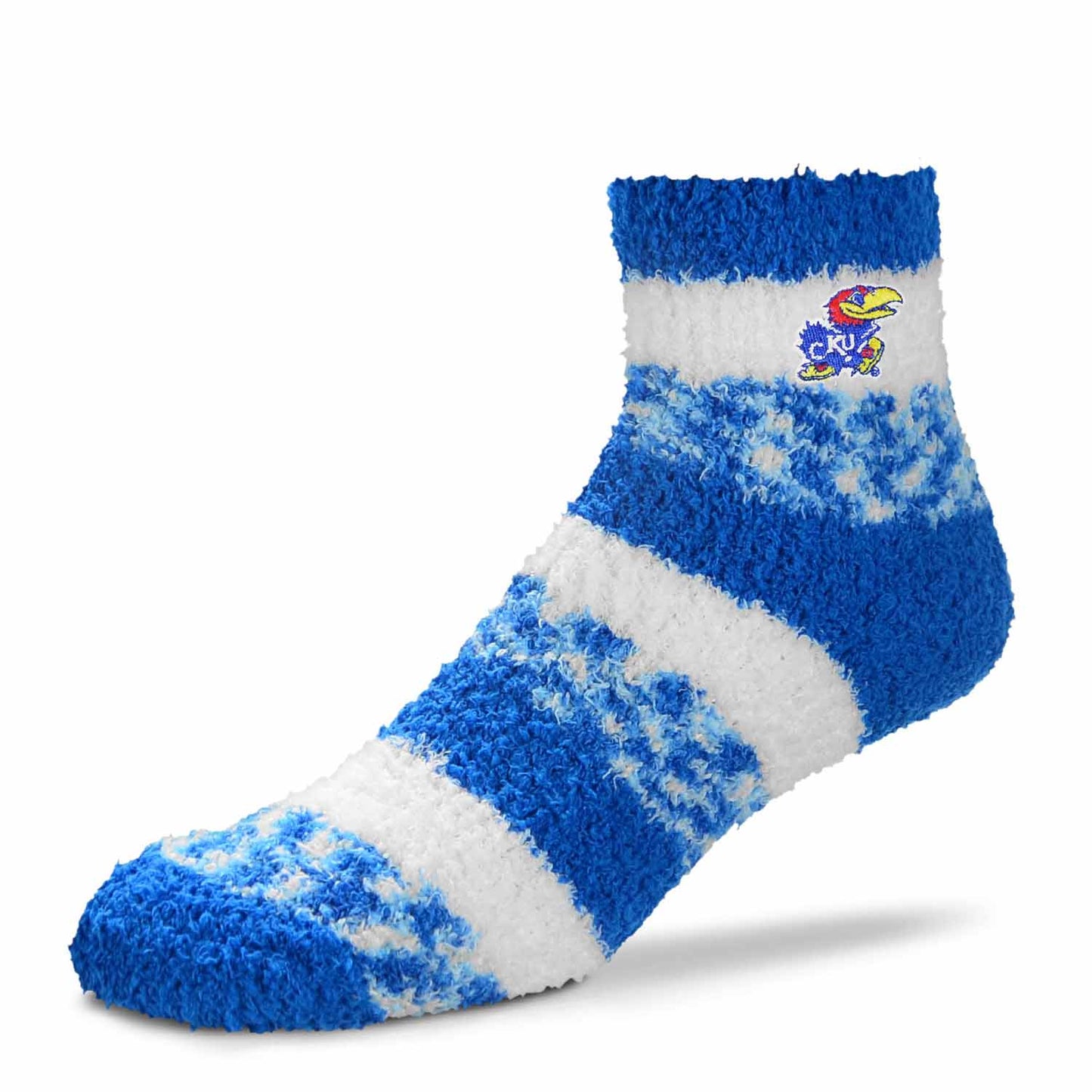 Kansas Jayhawks NCAA Unisex Cozy Soft Sleep Socks - Royal