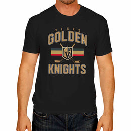 Las Vegas Golden Knights NHL Adult Faceoff Tag-Less T-Shirt - Black