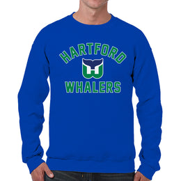 Hartford Whalers Adult NHL Gameday Crewneck Sweatshirt - Royal