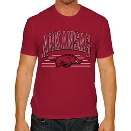Arkansas Razorbacks NCAA Adult Unisex Overtime Classics T-Shirt - Cardinal
