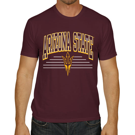 Arizona State Sun Devils NCAA Adult Unisex Overtime Classics T-Shirt - Maroon