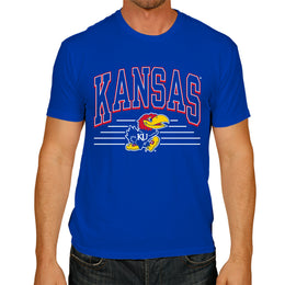 Kansas Jayhawks NCAA Adult Unisex Overtime Classics T-Shirt - Royal