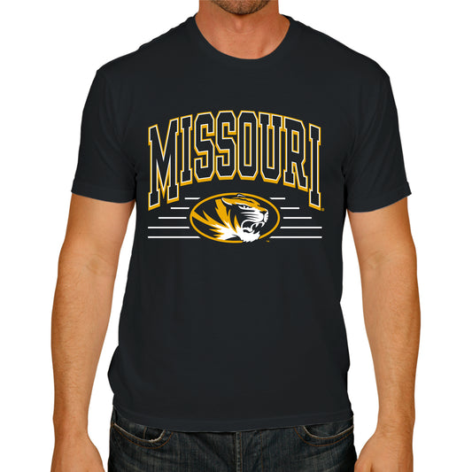 Missouri Tigers NCAA Adult Unisex Overtime Classics T-Shirt - Black