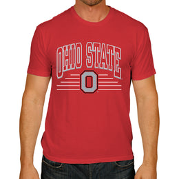 Ohio State Buckeyes NCAA Adult Unisex Overtime Classics T-Shirt - Red