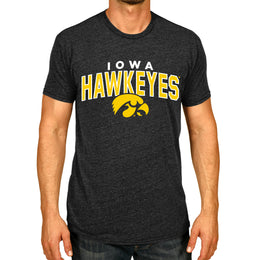 Iowa Hawkeyes NCAA Adult Unisex Starting Fresh T-Shirt - Black Heather