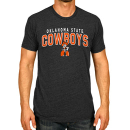Oklahoma State Cowboys NCAA Adult Unisex Starting Fresh T-Shirt - Black Heather
