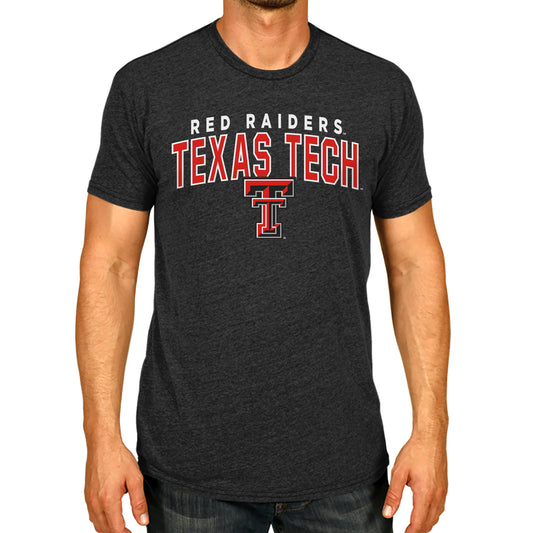 Texas Tech Red Raiders NCAA Adult Unisex Starting Fresh T-Shirt - Black Heather