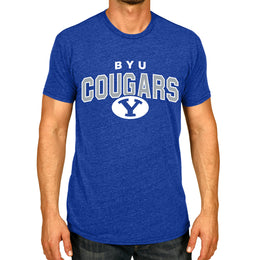 BYU Cougars NCAA Adult Unisex Starting Fresh T-Shirt - Royal Heather