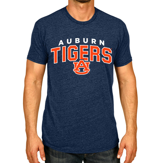 Auburn Tigers NCAA Adult Unisex Starting Fresh T-Shirt - Navy Heather