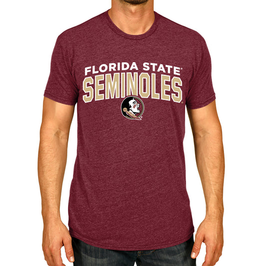 Florida State Seminoles NCAA Adult Unisex Starting Fresh T-Shirt - Garnet Heather