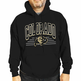Colorado Buffaloes NCAA Adult Unisex Overtime Classics Hooded Fleece Sweatshirt - Black