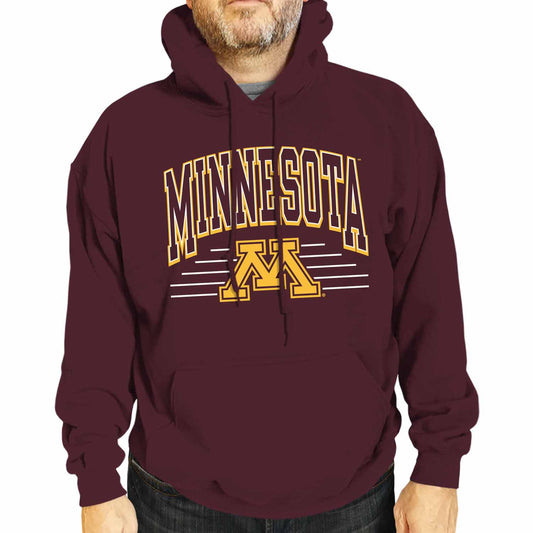 Minnesota Golden Gophers NCAA Adult Unisex Overtime Classics Hooded Fleece Sweatshirt - Maroon
