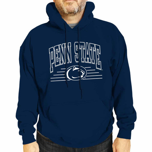 Penn State Nittany Lions NCAA Adult Unisex Overtime Classics Hooded Fleece Sweatshirt - Navy