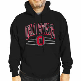 Ohio State Buckeyes NCAA Adult Unisex Overtime Classics Hooded Fleece Sweatshirt - Black