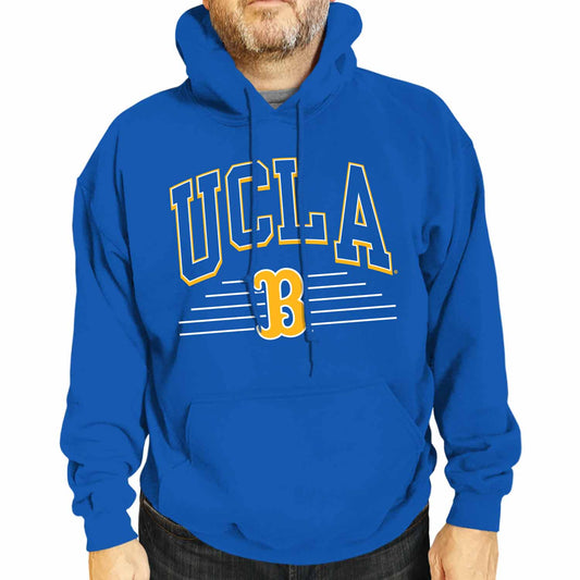 UCLA Bruins NCAA Adult Unisex Overtime Classics Hooded Fleece Sweatshirt - Blue
