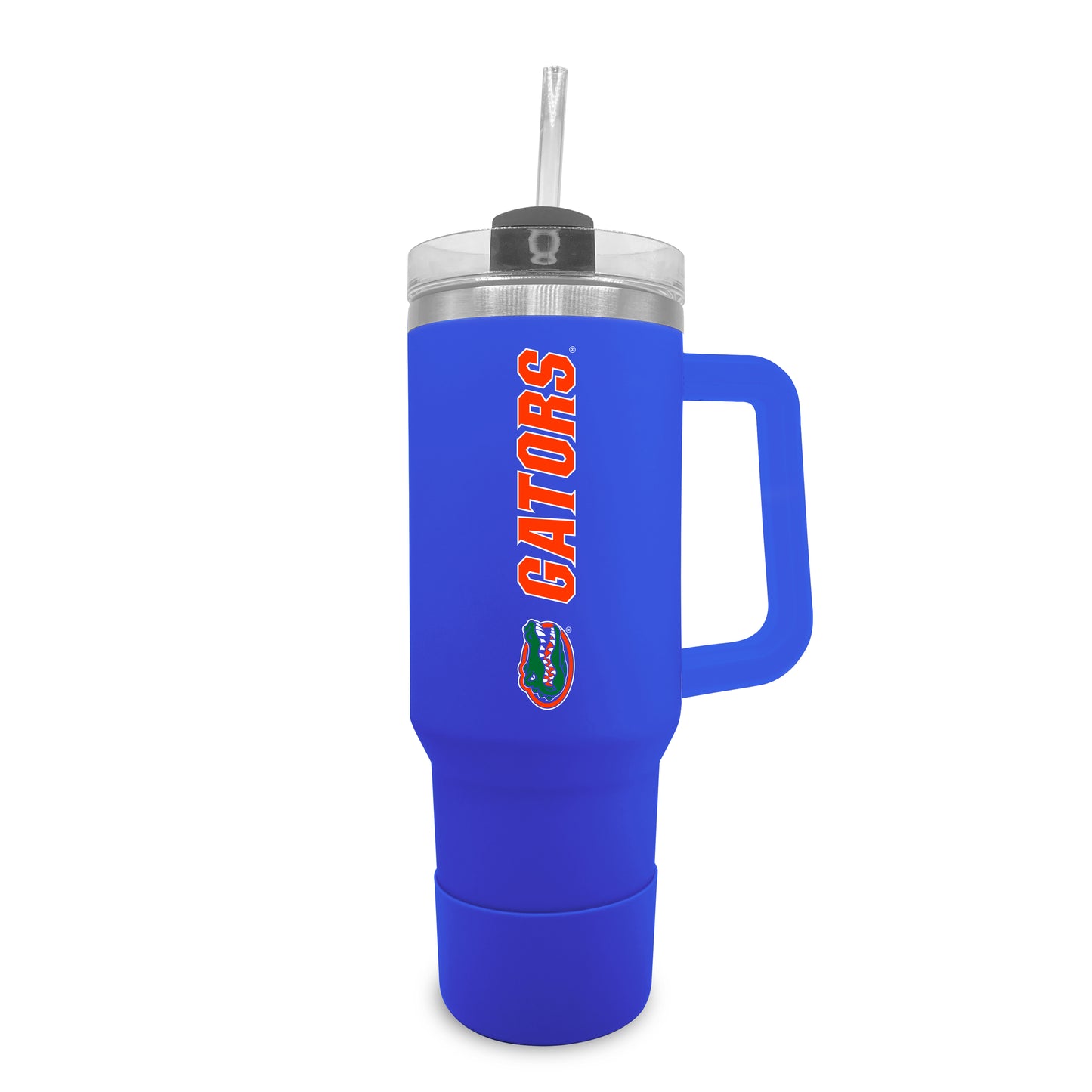 Florida Gators College & University 40 oz Travel Tumbler With Handle - Royal