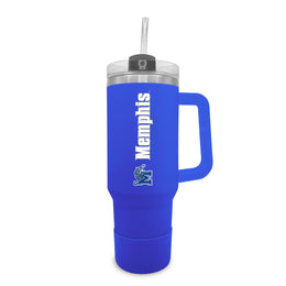 Memphis  Tigers College & University 40 oz Travel Tumbler With Handle - Royal