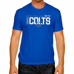Indianapolis Colts NFL Adult Modern Endzone Tag-Less T-Shirt - Royal