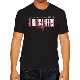 Tampa Bay Buccaneers NFL Adult Modern Endzone Tag-Less T-Shirt - Black