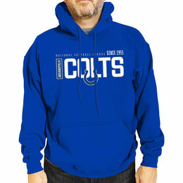 Indianapolis Colts NFL Adult Unisex Modern Endzone Soft Fleece Hooded Sweatshirt - Royal