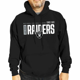 Las Vegas Raiders NFL Adult Unisex Modern Endzone Soft Fleece Hooded Sweatshirt - Black