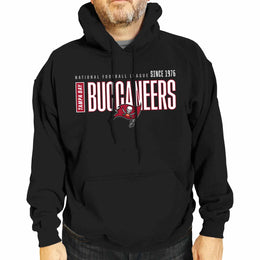 Tampa Bay Buccaneers NFL Adult Unisex Modern Endzone Soft Fleece Hooded Sweatshirt - Black