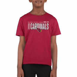 Arizona Cardinals NFL Youth Modern Endzone Football T-Shirt Unisex Tag Free Comfortable - Cardinal