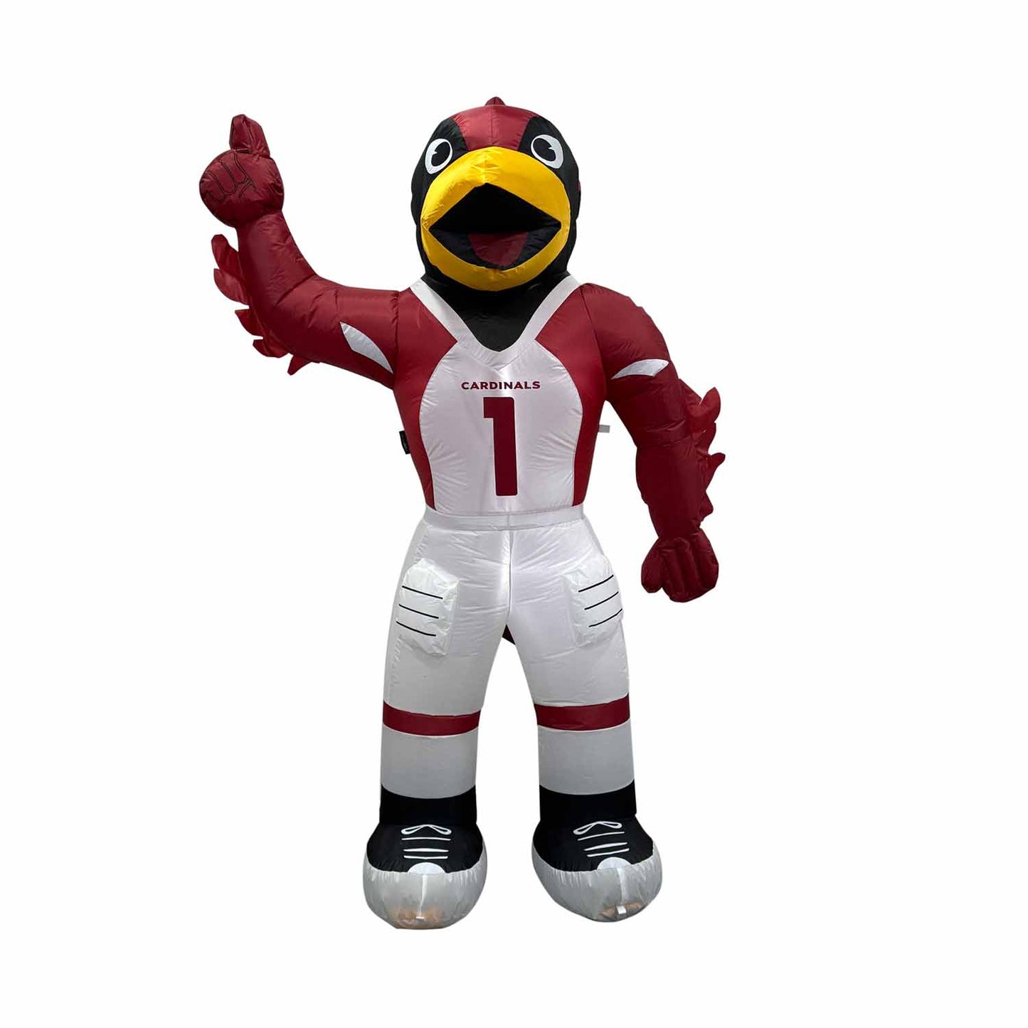 Arizona Cardinals NFL Team Mascot 7FT Yard Inflatable With LED Lights - White