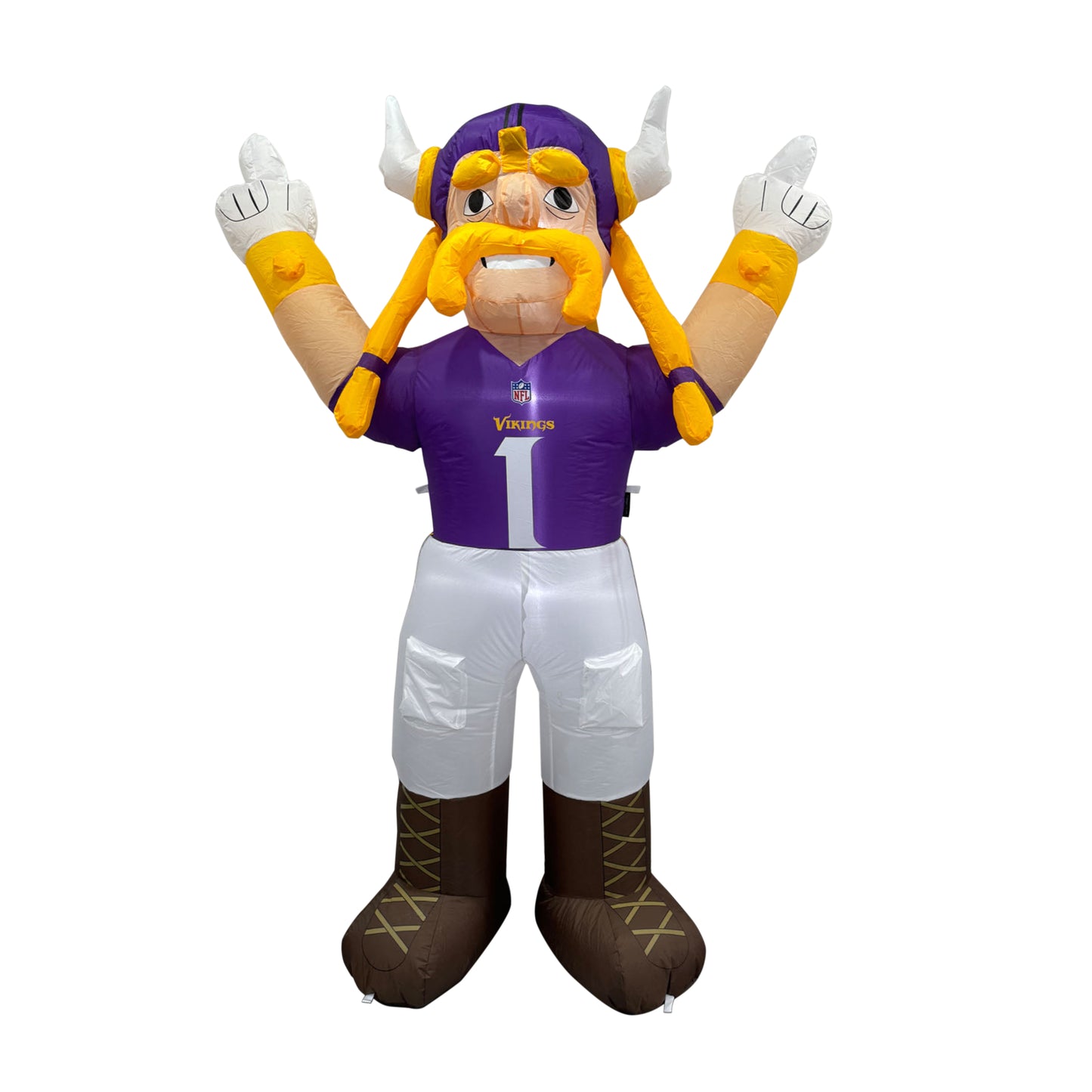 Minnesota Vikings NFL Team Mascot 7FT Yard Inflatable With LED Lights - Purple