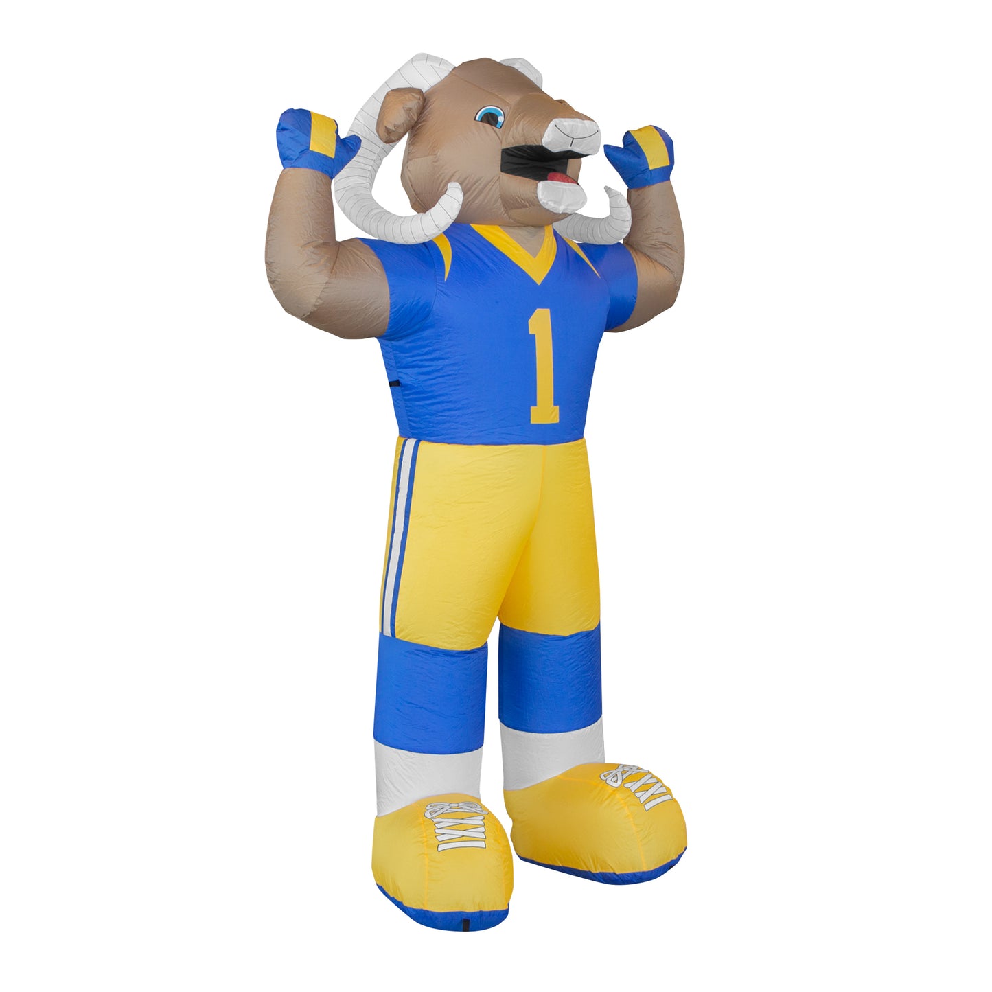 Los Angeles Rams NFL Team Mascot 7FT Yard Inflatable With LED Lights - Royal