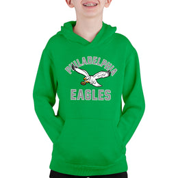 Philadelphia Eagles NFL Youth Gameday Hooded Sweatshirt - Kelly Green
