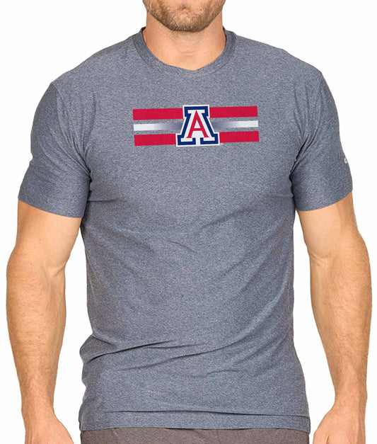 Arizona Wildcats Unisex NCAA Scholarship Cloud Jersey Athletic Short Sleeve Performance Tee - Navy Heather