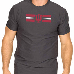 Indiana Hoosiers Unisex NCAA Scholarship Cloud Jersey Athletic Short Sleeve Performance Tee - Black Heather
