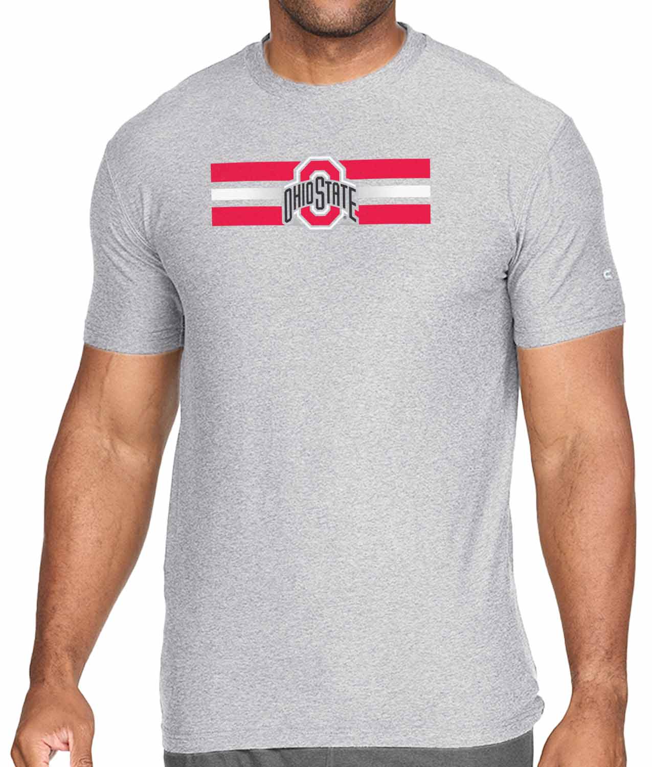 Ohio State Buckeyes Unisex NCAA Scholarship Cloud Jersey Athletic Short Sleeve Performance Tee - Gray Heather