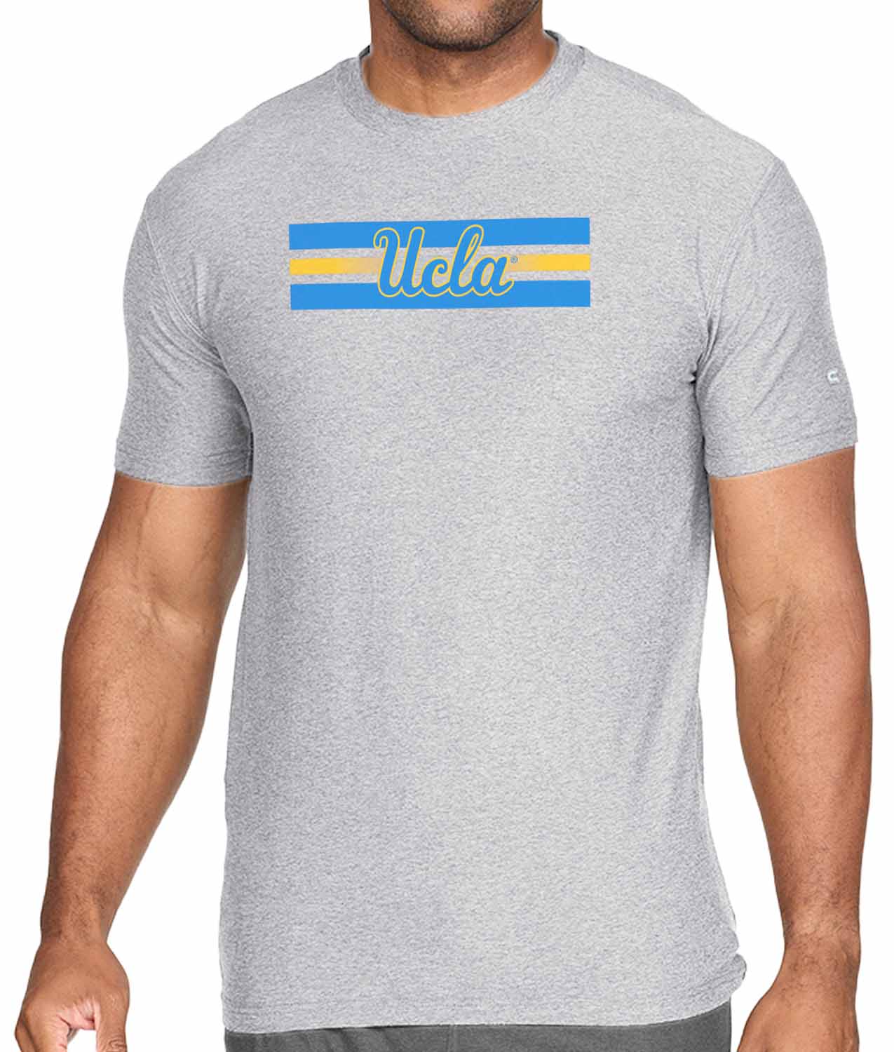 UCLA Bruins Unisex NCAA Scholarship Cloud Jersey Athletic Short Sleeve Performance Tee - Gray Heather