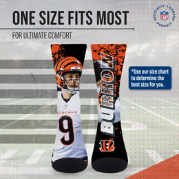 Cincinnati Bengals NFL Youth Player Stripe Sock - Black #9