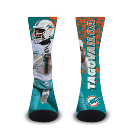 Miami Dolphins NFL V Curve Socks - Teal