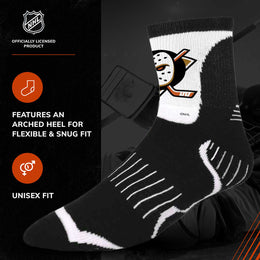 Anaheim Ducks NHL Youth Surge Socks - Black