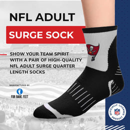 Tampa Bay Buccaneers NFL Performance Quarter Length Socks - Black