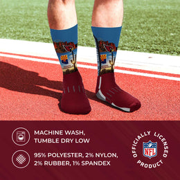 Arizona Cardinals NFL Youth Zoom Location Crew Socks - Cardinal