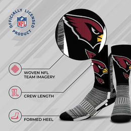 Arizona Cardinals NFL Youth V Curve Socks - Black