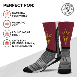 Arizona State Sun Devils NCAA Youth University Socks - Maroon